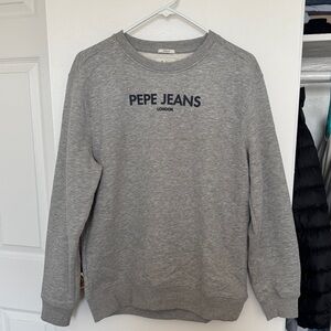 Pepe Jeans Men's Crewneck Sweater in Gray